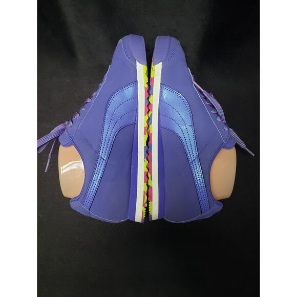 Puma Sport Lifestyle Roma Purple Low Top Kids Shoes Sneakers Size 6 - Picture 5 of 10